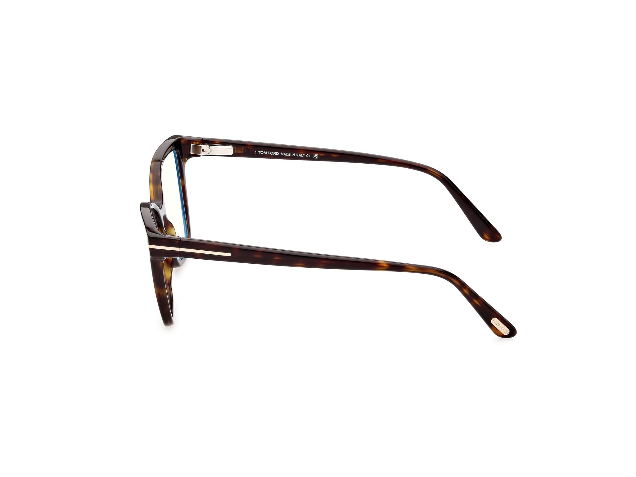 Right side view of Tom Ford FT5812 1#color_havana