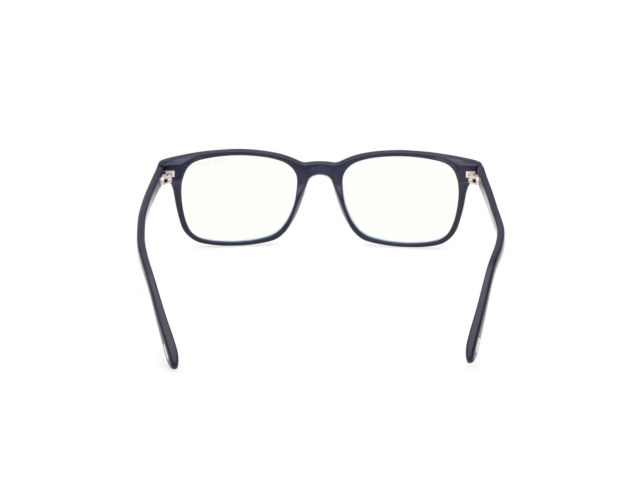 Back view of Tom Ford FT5831 1#color_shiny black