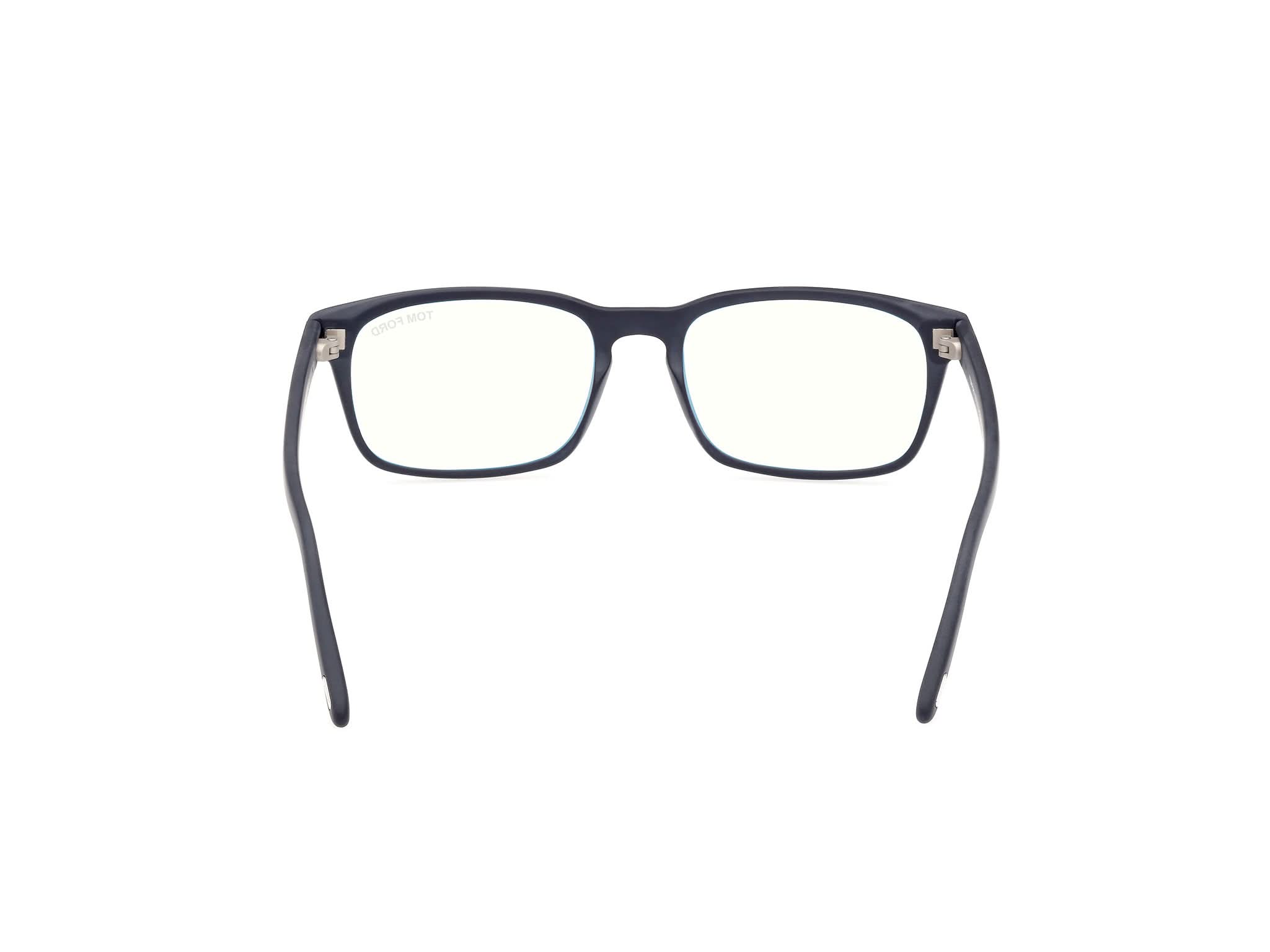 Back view of Tom Ford FT5938 1#color_matte blue