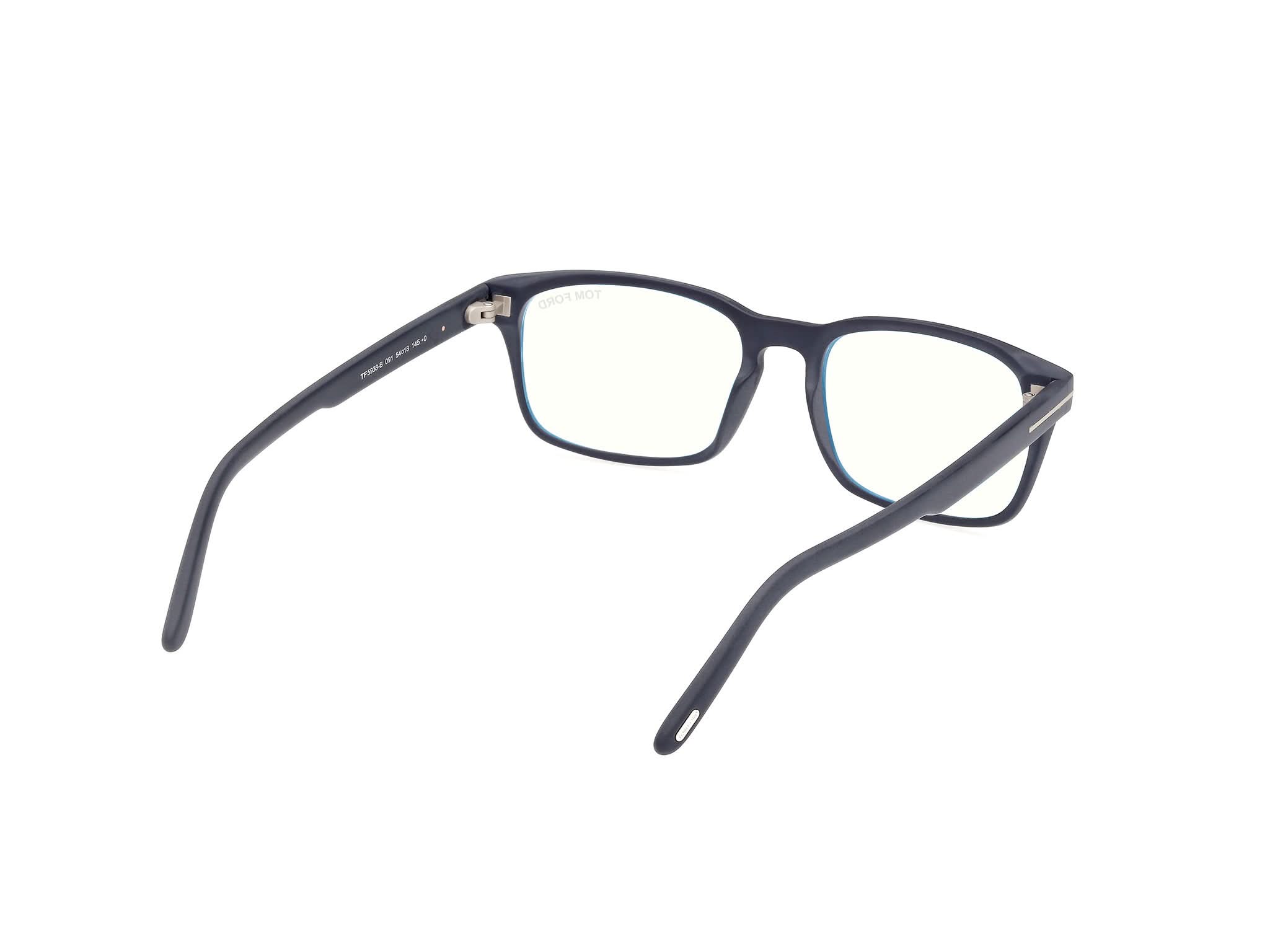 Side View of Tom Ford FT5938 1#color_matte blue