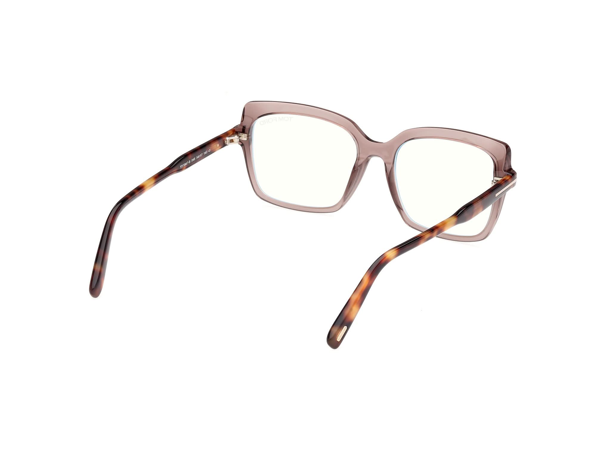 Side View of Tom Ford FT5938 1#color_matte blue