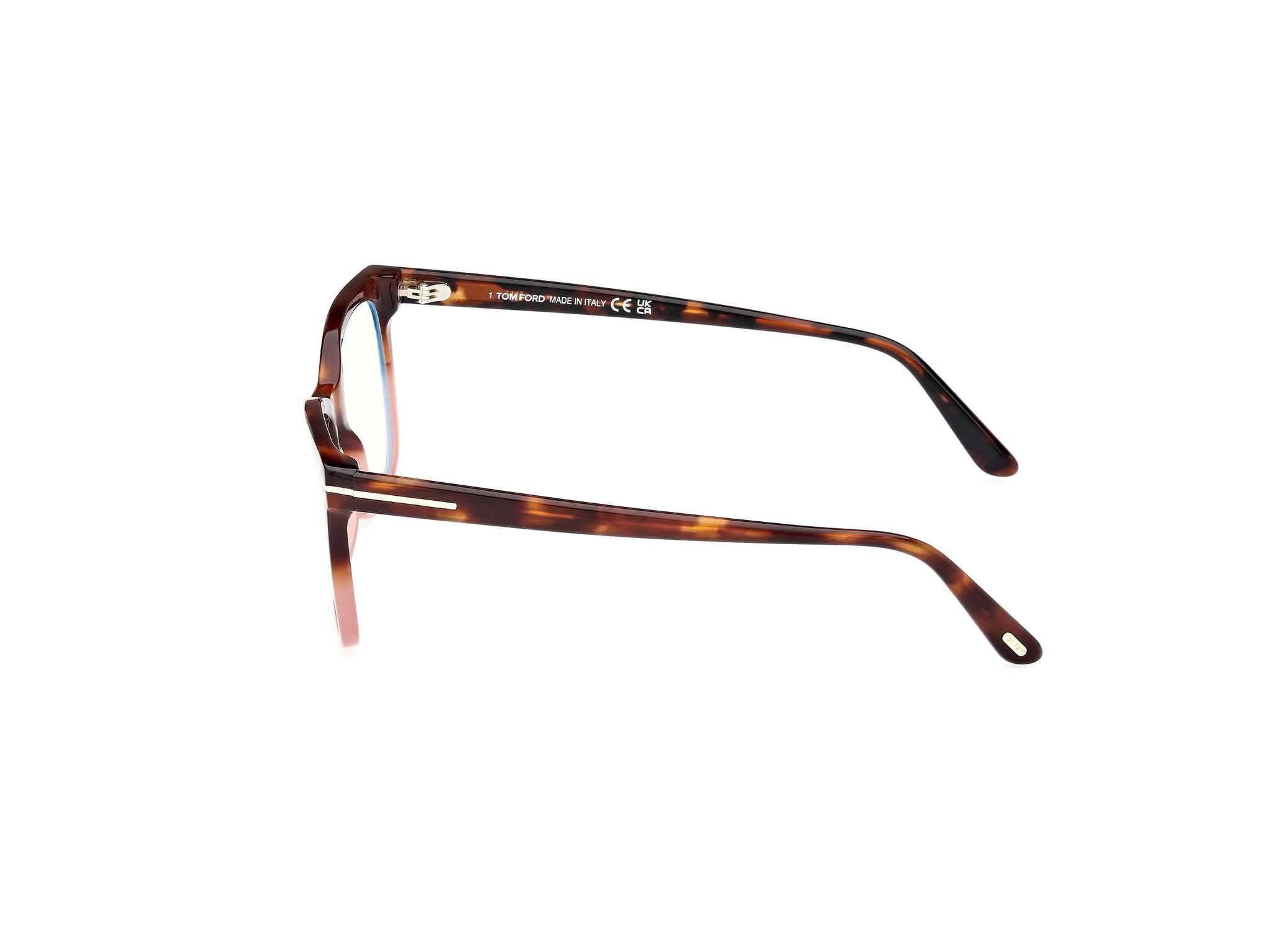 Right side view of Tom Ford FT5986 1#color_havana