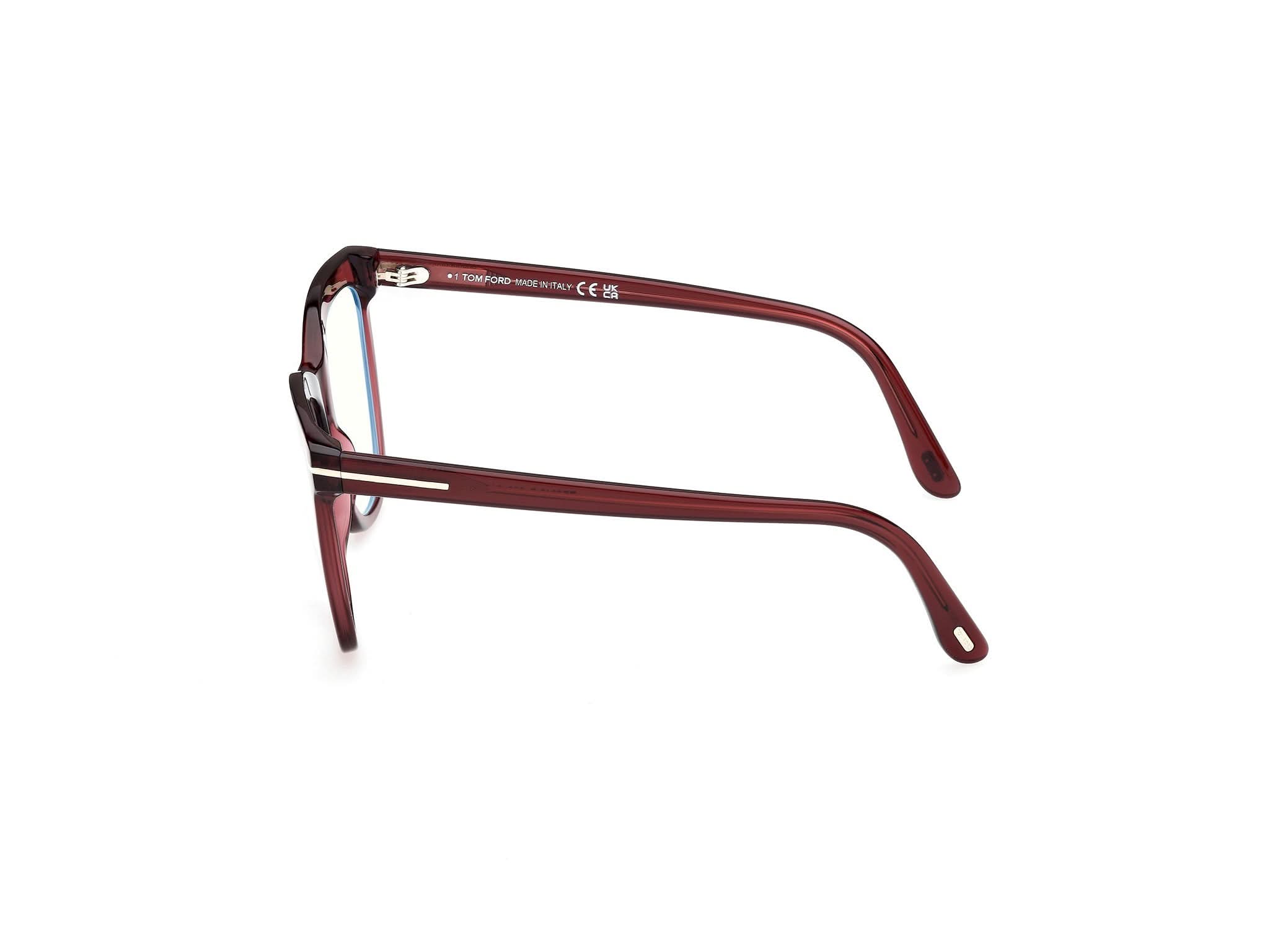 Right side view of Tom Ford FT6042 1#color_Bordeaux shiny