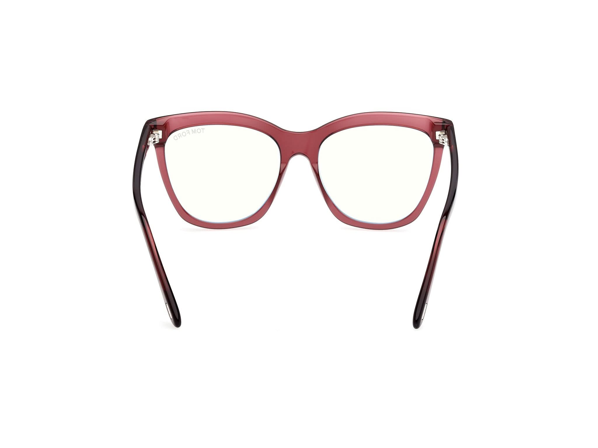 Back view of Tom Ford FT6042 1#color_Bordeaux shiny