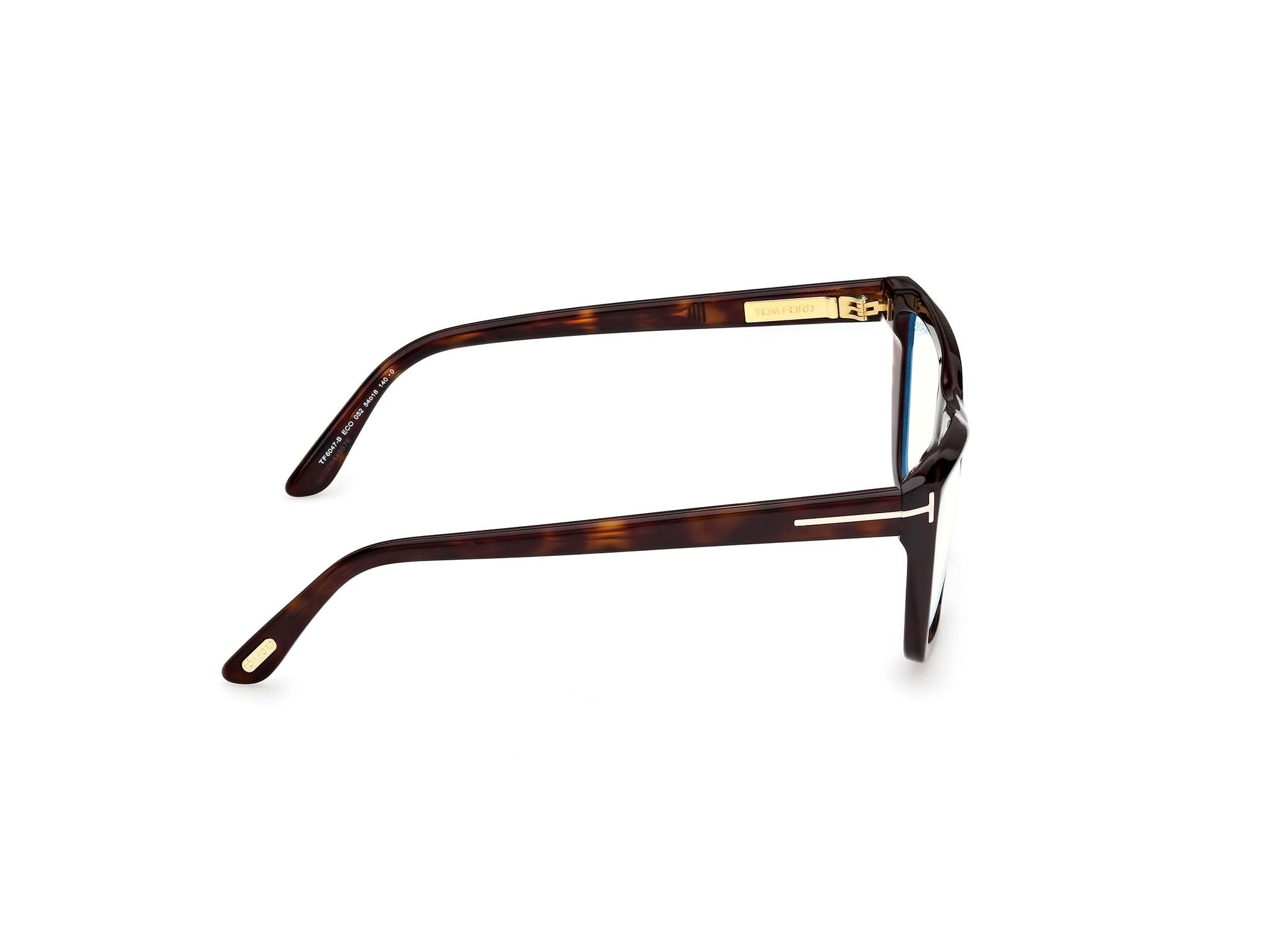 Right side view of Tom Ford FT6042 1#color_Dunkel Havana