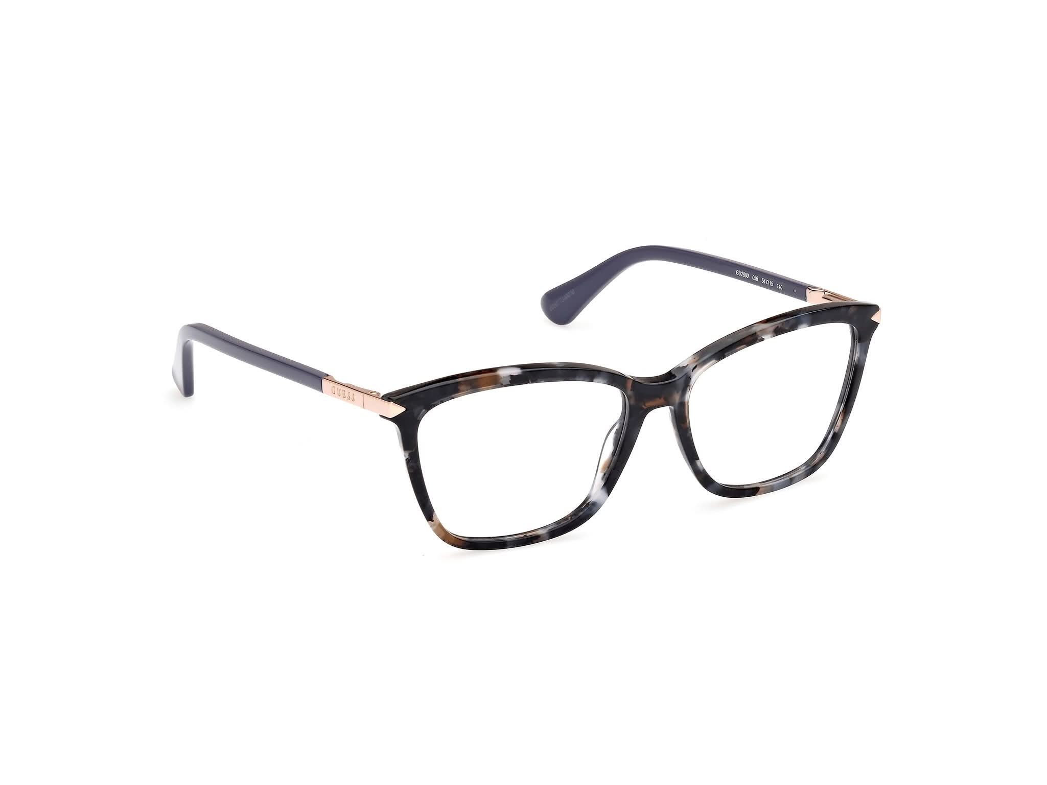 Side view of Guess GU2880  1#color_blue havana