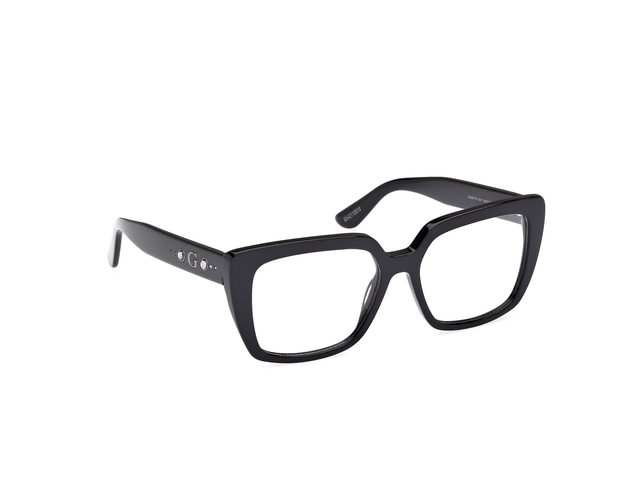 Front Side view of Guess GU50174  1#color_shiny black
