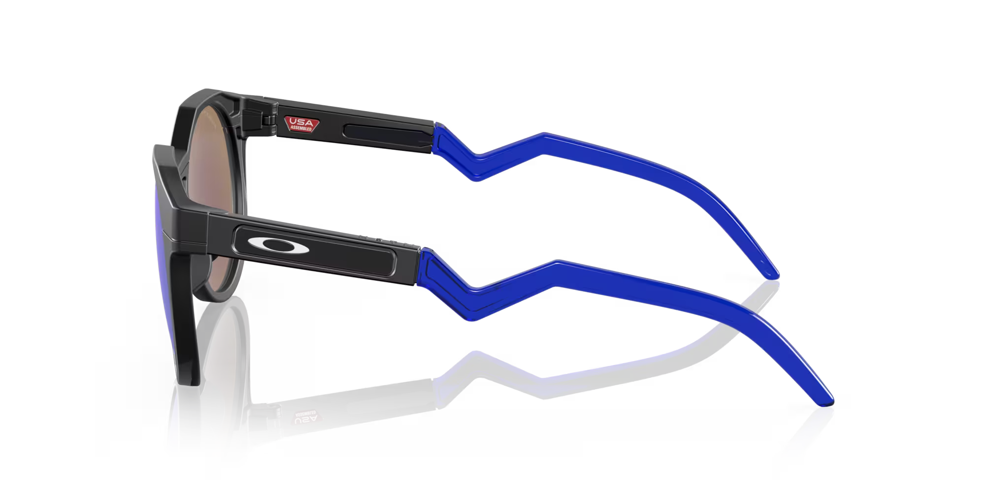 Side view of Oakley HSTN #color_Matte Black