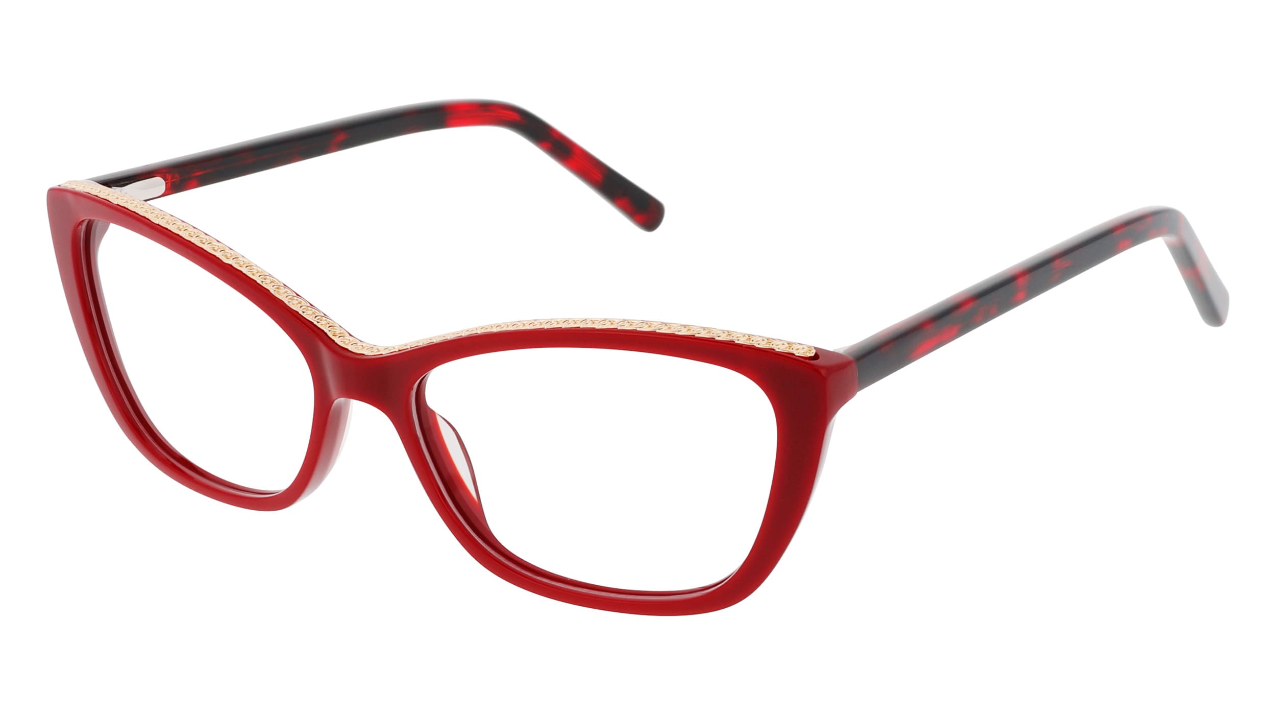 Angled view of Duncan and Todd frame ID3305516C2-shiny-red#color_shiny red