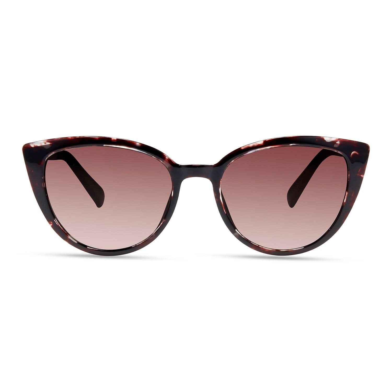Front Clip on view of Eco Kea 1#color_dark purple tortoise