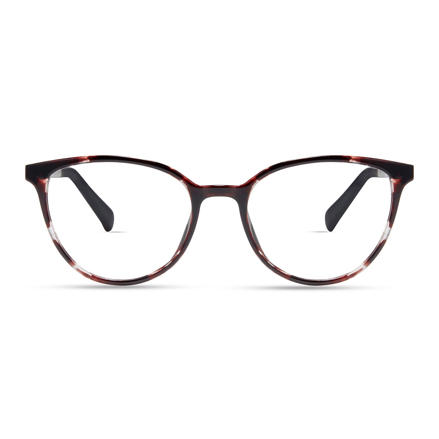 Front view of Eco Kea 1#color_dark purple tortoise