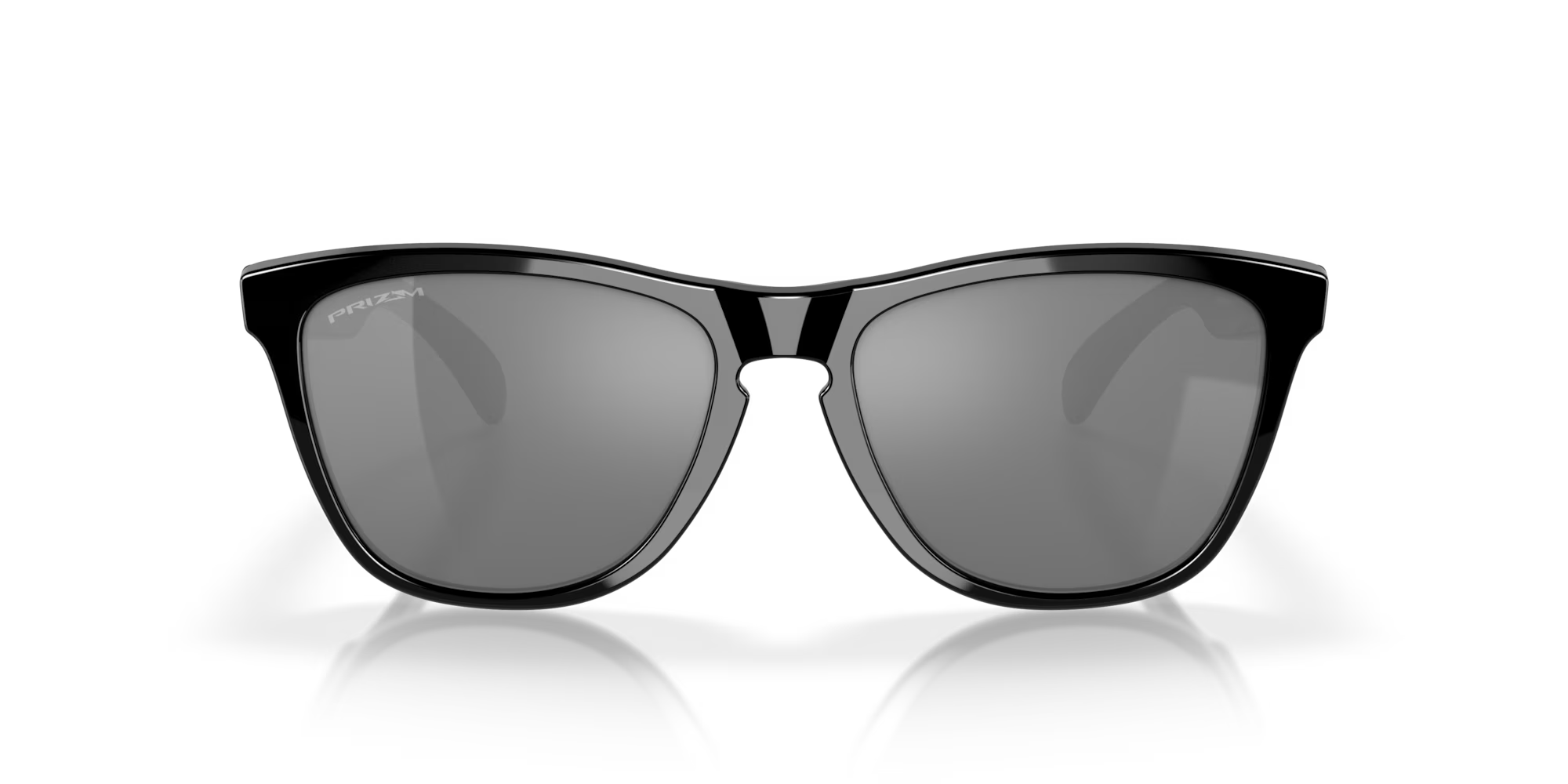Front view of Oakley Frogskins #color_Polished Black