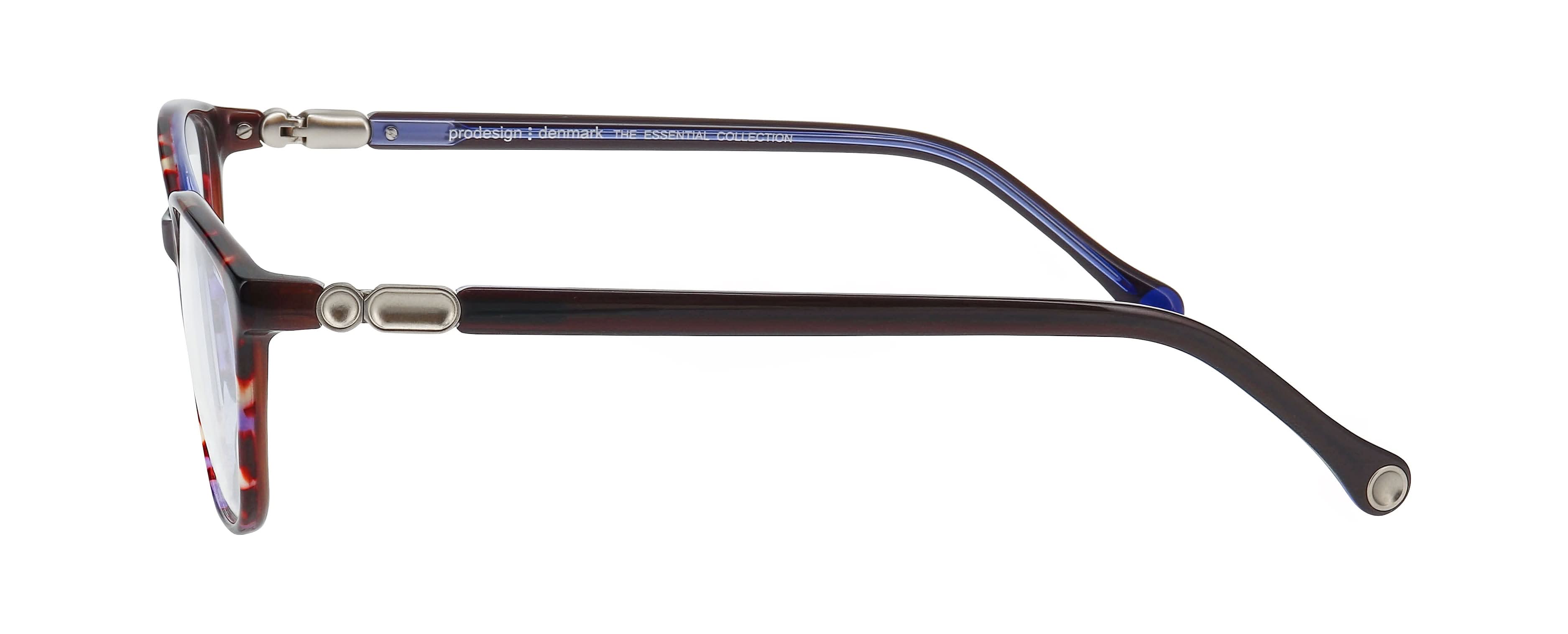 90 deg view of Pro Design frame Cleo1#color_Aubergine