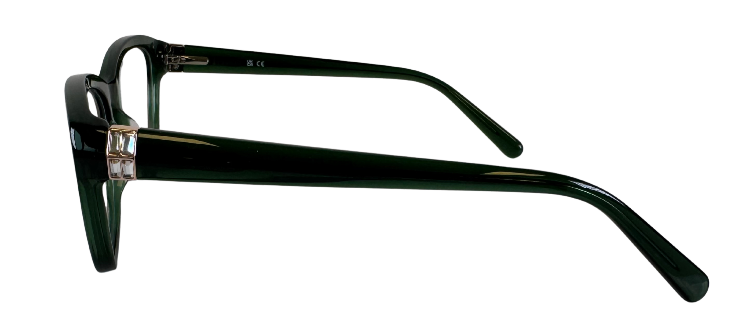 Side view of ARRAN #color_Transparent Green